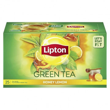 LIPTON GREEN TEA HONEY LEMON 25 TEA BAGS 25 X 1_4 GM EACH